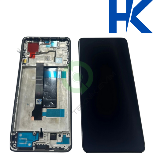 Xiaomi Redmi Note 13 pro 5G Çıtalı HK Orjinal  Lcd Dokunmatik Ekran Siyah