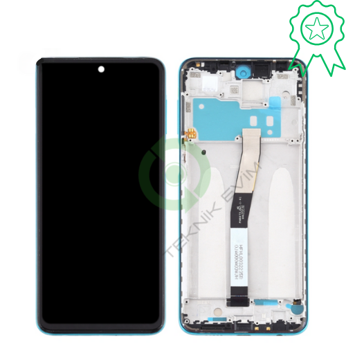 Xiaomi Redmi Note 10 Lite ORJİNAL Çıtalı Lcd Dokunmatik Ekran Mavi