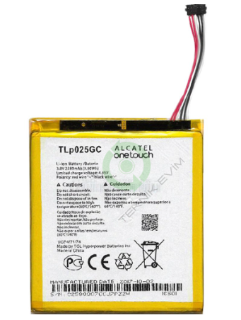 TLp025GC Kodlu 3.8v 2580mAh Batarya Pil