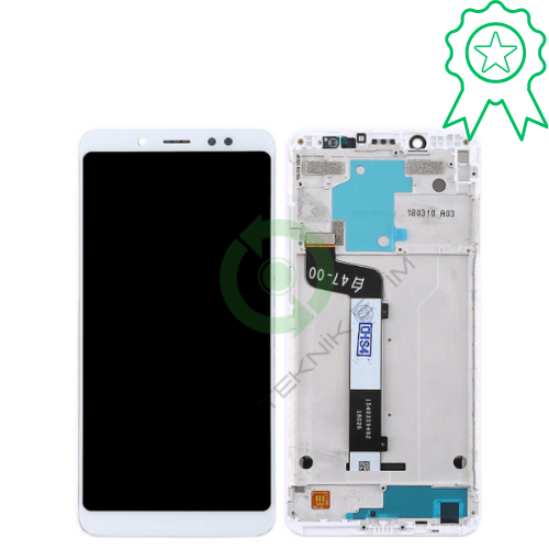 Xiaomi Redmi Note 5 Orjinal Çıtalı Lcd Dokunmatik Ekran Beyaz