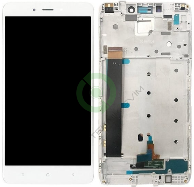 Xiaomi Redmi Note 4 Çıtalı Lcd Dokunmatik Ekran Beyaz