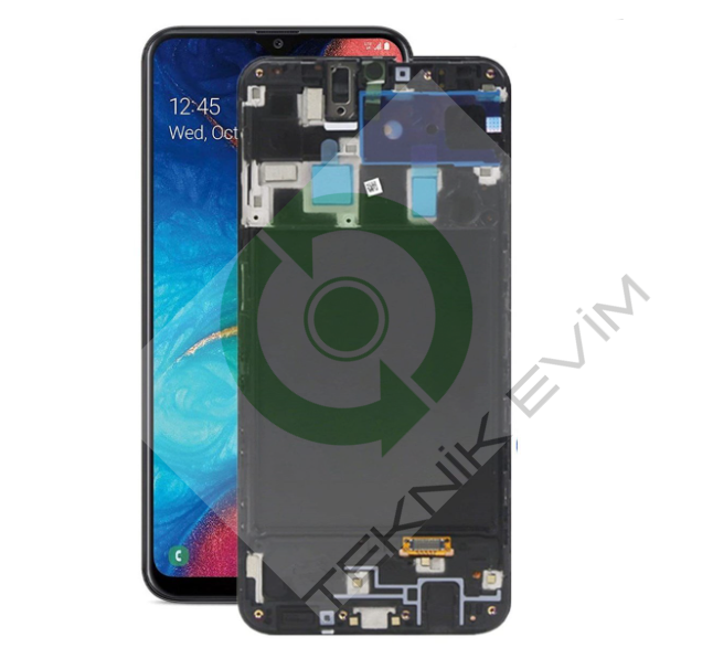 Samsung A20 SM-A205F Çıtalı Orjinal Lcd Ekran Dokunmatik