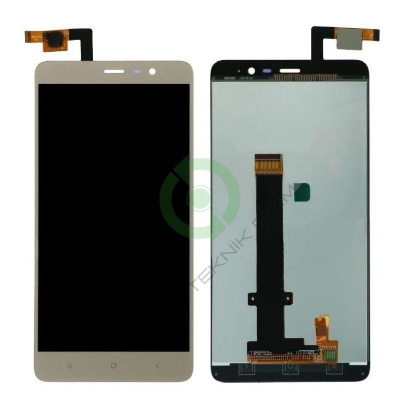 Xiaomi Redmi Note 3 Lcd Dokunmatik Ekran Gold