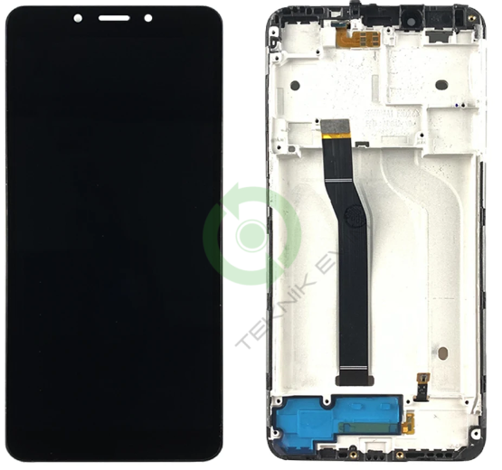 Xiaomi Redmi 6  Çıtalı Lcd Dokunmatik Ekran Siyah