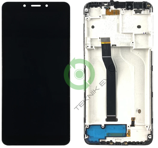 Xiaomi Redmi 6A  Çıtalı Lcd Dokunmatik Ekran Siyah