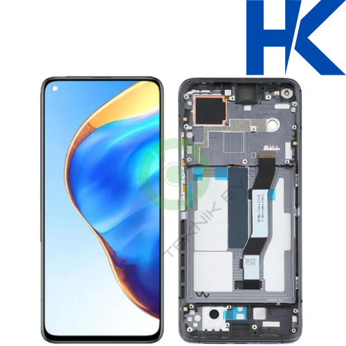 Xiaomi Redmi K30S HK Orjinal Çıtalı Lcd Dokunmatik Ekran Siyah