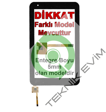 Casper VIA T7T Dokunmatik - Model 1