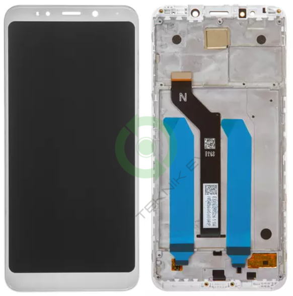 Xiaomi Redmi 5 Plus Çıtalı Lcd Dokunmatik Ekran Beyaz