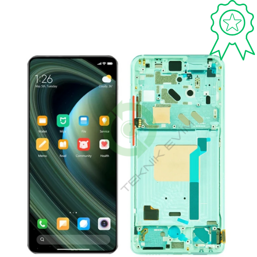 Xiaomi Redmi K30 Ultra Orjinal Çıtalı Lcd Dokunmatik Ekran Yeşil