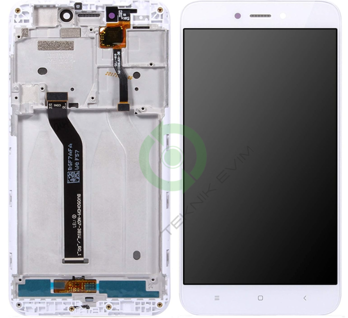 Xiaomi Redmi 5A Çıtalı Lcd Dokunmatik Ekran Beyaz