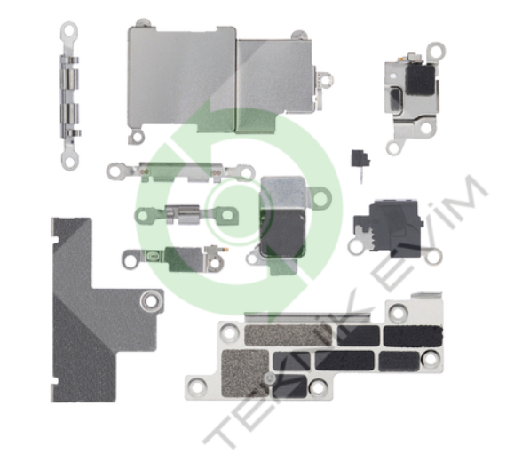 Apple | iPhone 12 Mini | Anakart İç Metal Kapakları Braket Seti | teknikevim.net