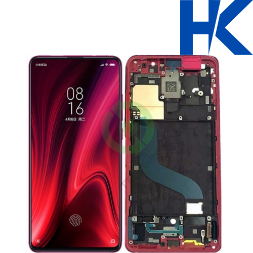 Xiaomi Redmi K20 HK Orjinal Çıtalı  Lcd Dokunmatik Ekran Kırmızı