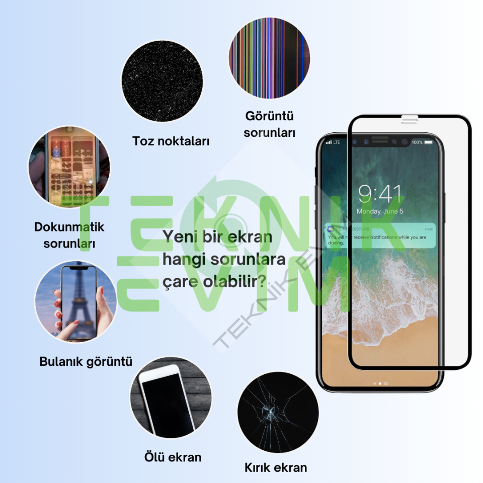 İphone XR Lcd Ekran Dokunmatik Full