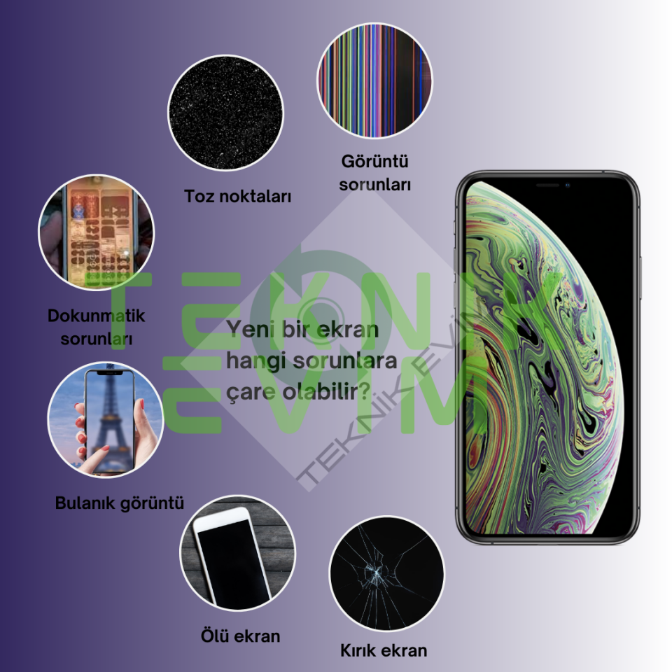 İphone XS Max LCD Ekran Dokunmatik