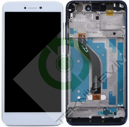 Huawei Honor 8 Lite Çıtalı Lcd Ekran Dokunmatik Beyaz