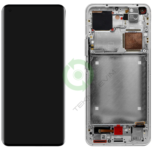 Xiaomi Mi 11 Ultra Çıtalı OLED Lcd Dokunmatik Ekran Beyaz