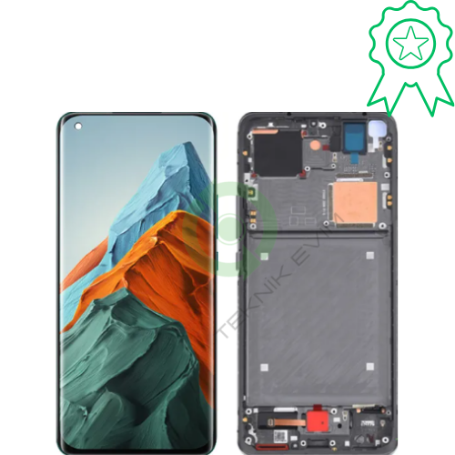 Xiaomi Mi 11 Ultra Çıtalı ORJİNAL Lcd Dokunmatik Ekran Siyah