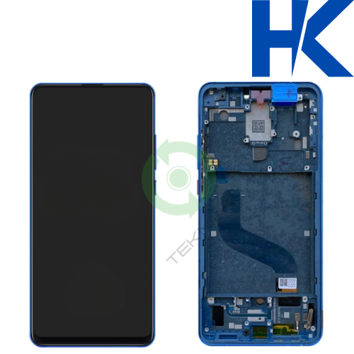 Xiaomi Mi 9T Pro HK Orjinal Çıtalı Lcd Dokunmatik Ekran  Mavi