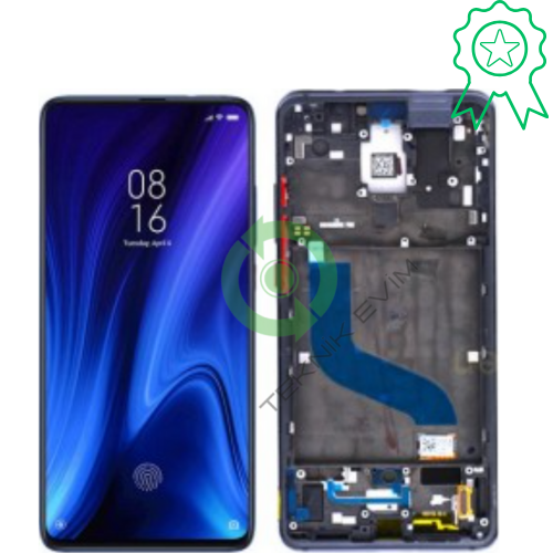 Xiaomi Mi 9T Pro Orjinal Çıtalı Lcd Dokunmatik Ekran  Mavi