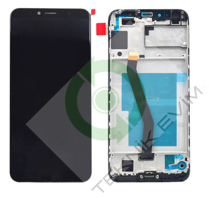 Huawei Honor 7A Çıtalı Lcd Ekran Dokunmatik Siyah