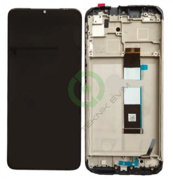 Xiaomi Redmi 9T Çıtalı Lcd Dokunmatik Ekran J19S, M2010J19S Siyah
