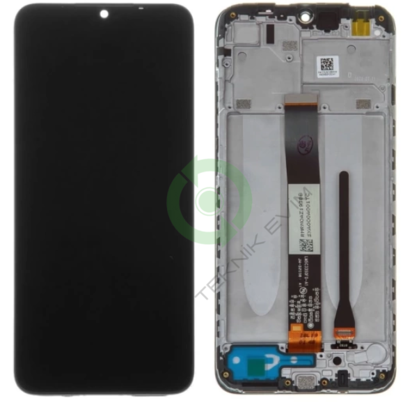 Xiaomi Redmi 9A Sport Çıtalı Lcd Dokunmatik Ekran Siyah