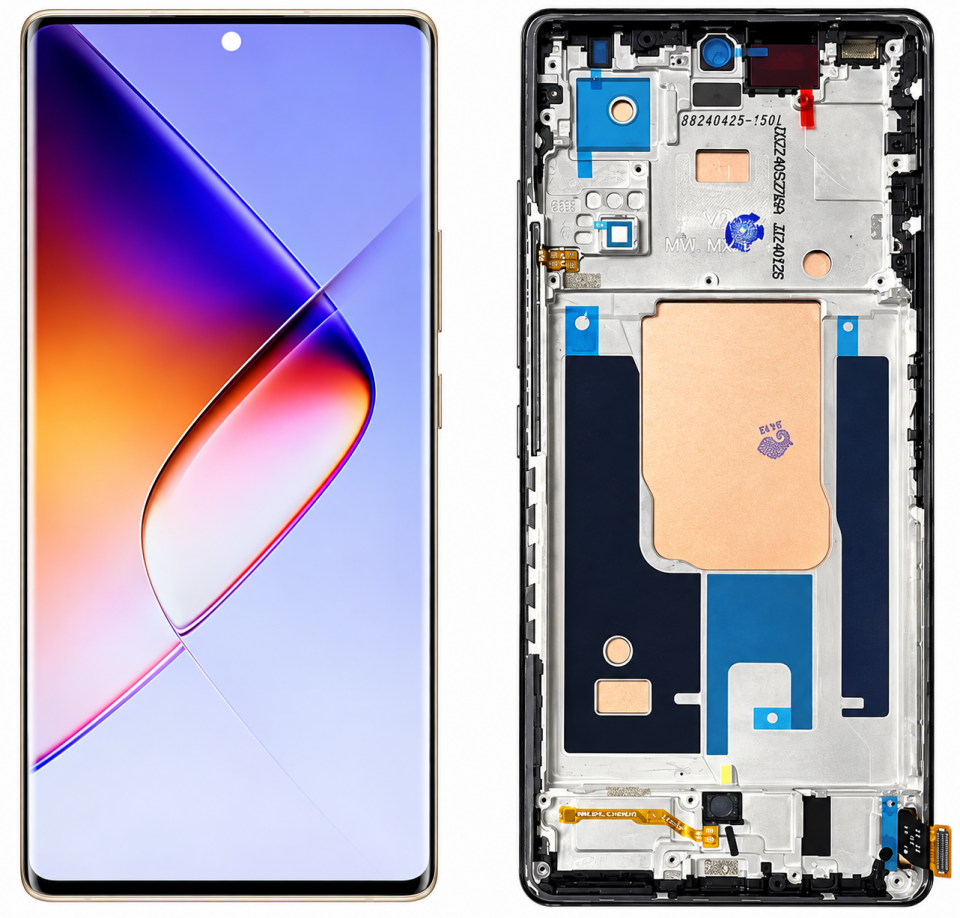 İnfinix Note 40 Pro 4G Çıtalı Orjinal Lcd Dokunmatik Ekran Siyah