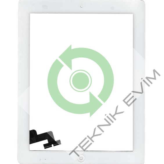 Apple İpad 2 A1396 Home Tuşlu Dokunmatik Beyaz