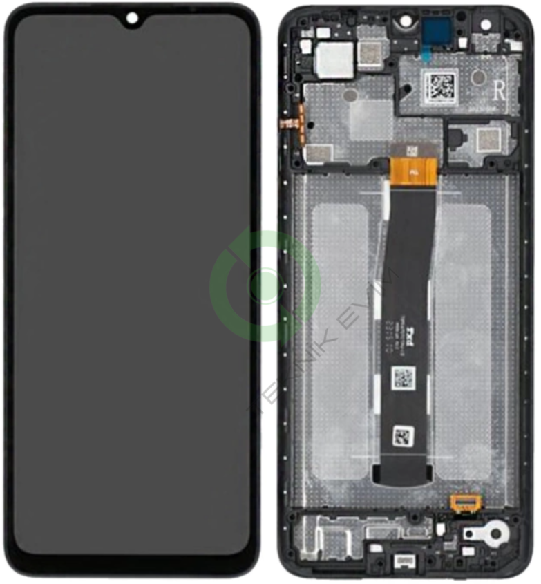 Xiaomi Redmi 12C Çıtalı Lcd Dokunmatik Ekran Siyah