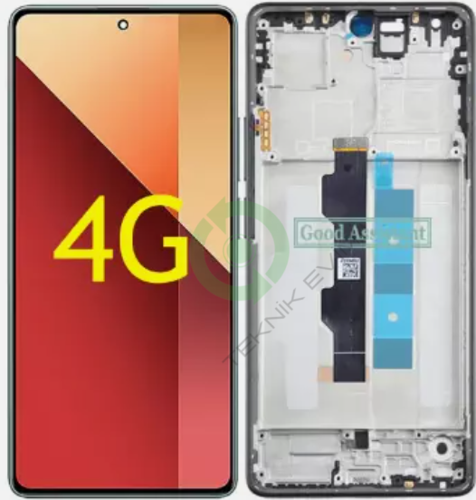 Xiaomi Redmi Note 13 pro 4G Çıtalı TFT Lcd Dokunmatik Ekran Siyah