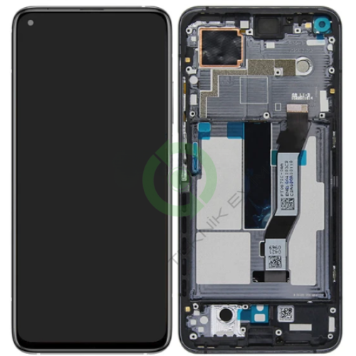 Xiaomi Mi 10T Pro Çıtalı Lcd Dokunmatik Ekran Siyah