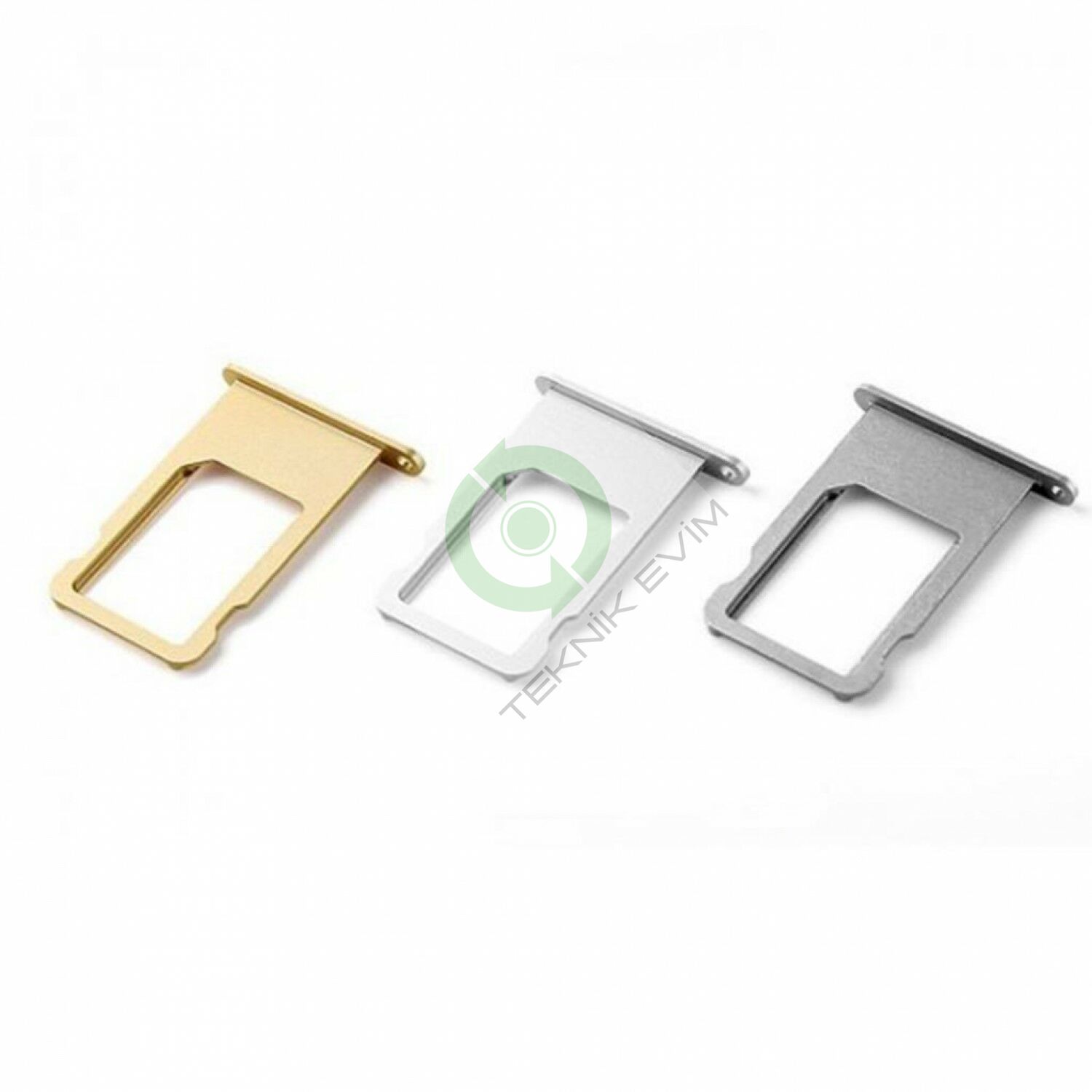 İphone 6 Plus Sim Kart Tepsisi Gümüş (Tek Hat)