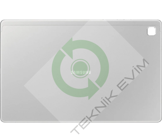 Samsung Galaxy Tab A7 SM-T500 Arka Kapak Kasa Gümüş Beyaz