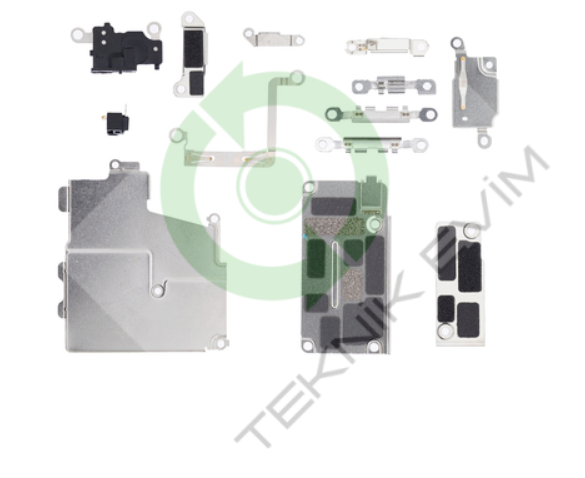 Apple | iPhone 12 Pro | Anakart İç Metal Kapakları Braket Seti | teknikevim.net