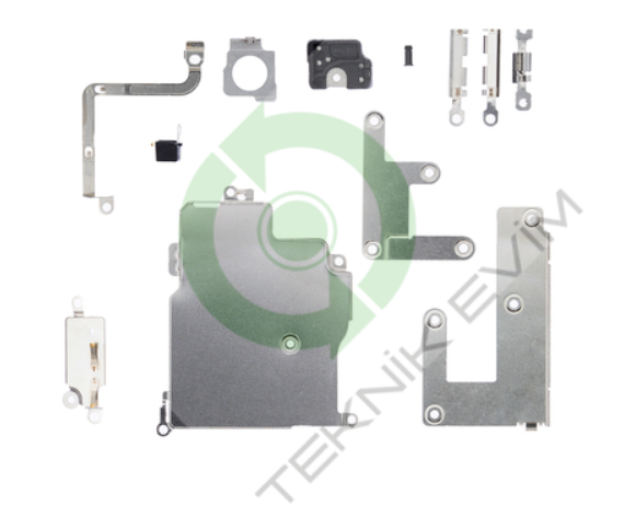 Apple | iPhone 12 Pro Max | Anakart İç Metal Kapakları Braket Seti | teknikevim.net