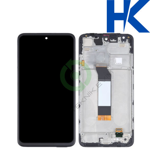 Xiaomi Redmi Note 10T 5G HK Orjinal Çıtalı Lcd Dokunmatik Ekran Siyah