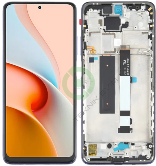 Xiaomi Mi 10T Lite 5G Çıtalı Lcd Dokunmatik Ekran