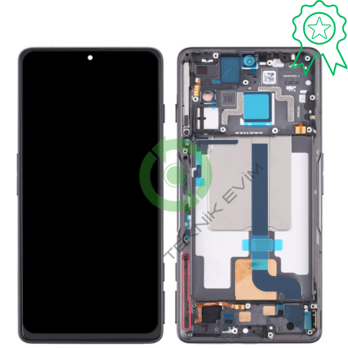 Xiaomi Redmi K50 Pro ORJİNAL Çıtalı Lcd Dokunmatik Ekran Siyah