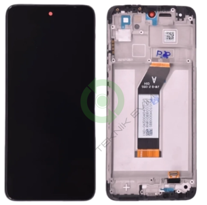 Xiaomi Redmi 10 Power 5G Çıtalı Lcd Dokunmatik Ekran Siyah