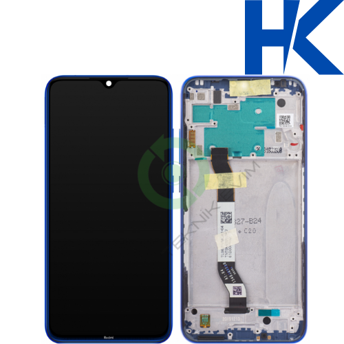 Xiaomi Redmi Note 8 HK ORJİNAL Çıtalı Lcd Dokunmatik Ekran Mavi
