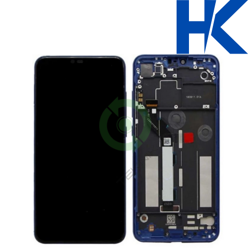Xiaomi Mi 8 Lite HK Orjinal Çıtalı Lcd Dokunmatik Ekran M1808D2TG Mavi