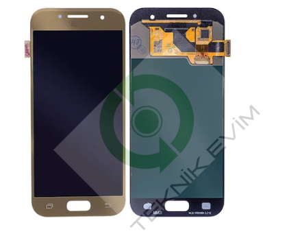 Samsung A7 2017  SM-A720F Lcd Ekran Dokunmatik Gold