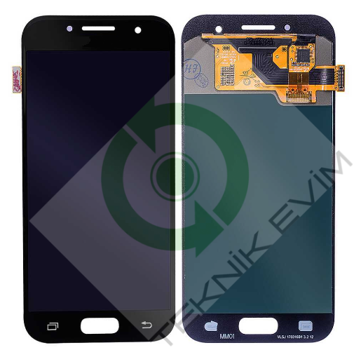 Samsung A7 2017  SM-A720F Lcd Ekran Dokunmatik Siyah