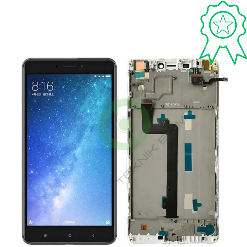 Xiaomi Mi Max Çıtalı Orjinal Lcd Dokunmatik Ekran Beyaz