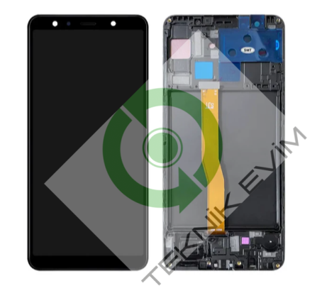 Samsung A7 2018 SM-A750F Çıtalı Lcd Ekran Dokunmatik