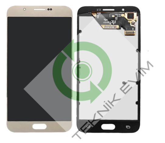 Samsung A8 2016 SM-A810F Lcd Ekran Dokunmatik Gold
