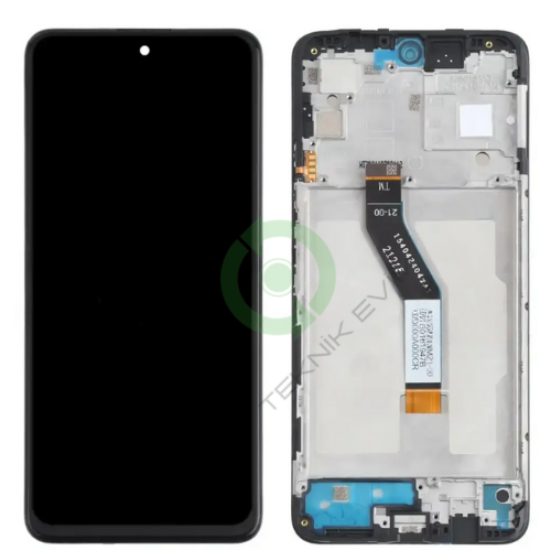Xiaomi Poco M4 5G Çıtalı Lcd Dokunmatik Ekran Siyah