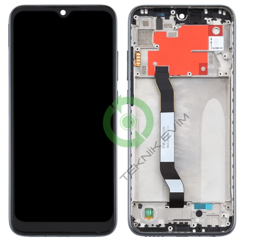 Xiaomi Redmi Note 8T Çıtalı Lcd Dokunmatik Ekran Siyah
