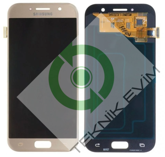 Samsung A5 2017 SM-A520F Orjinal Lcd Ekran Dokunmatik Gold