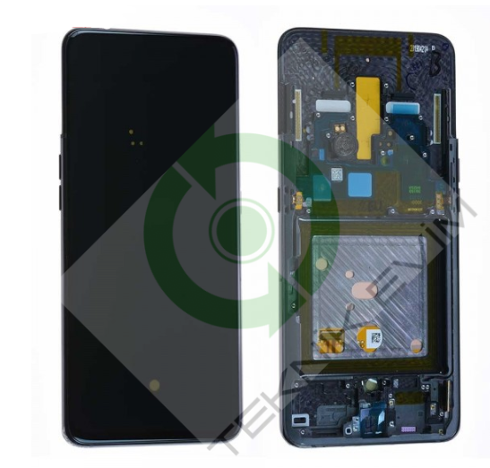 Samsung A80 SM-A805F Çıtalı Lcd Ekran Dokunmatik Siyah